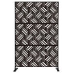 Paravent - acier peint - modulaire - design Élégant - intérieur / extérieur - noir Paravent - acier peint - modulaire - design Élégant - intérieur / extérieur - noir