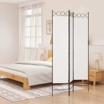 Paravent intérieur / cloison de séparation - uu - 3 panneaux - blanc 120x200 cm tissu cc28440466 Paravent intérieur / cloison de séparation - uu - 3 panneaux - blanc 120x200 cm tissu cc28440466