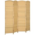 Paravent intérieur - homcom - 4 panneaux - pliable - pour salon chambre à coucher maison - 180 x 180 ... Paravent intérieur - homcom - 4 panneaux - pliable - pour salon chambre à coucher maison - 180 x 180 ...