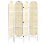 Paravent interieur - homcom - en bois 4 panneaux - 170 x 160 cm - pliable et portable - motif tissé à ... Paravent interieur - homcom - en bois 4 panneaux - 170 x 160 cm - pliable et portable - motif tissé à ...