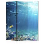 Paravent intrieur - lumasoul - separateur de pieces unilatral - 3 pices - 172x135 cm - animaux 1