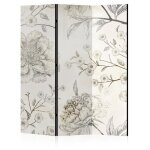 Paravent intrieur - lumasoul - separateur de pieces unilatral - 3 pices - 172x135 cm - fleurs 2
