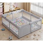 Parc pour b�b� 120�120�65cm parc b�b� avec tapis parc pour enfant en bas �ge avec 50 poules + anneau ...
