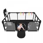 Parc bebe 180 * 120 cm avec 50 balles plastiques aire de jeu pliable basket centre dactivits pour enfants ...