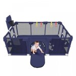 Parc bebe 180 * 120cm avec balles plastiques aire de jeu pliable basketcentre dactivits pour enfants ...