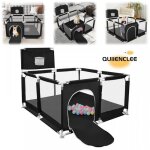 Parc pour bbs avec 50 petites balles et 8 ventouses barrire de scurit quiienclee