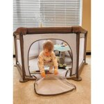 Parc  bb - dreambaby - explore - rembourr avec tapis de sol adapt - rsistant  leau - 6m + - 140 ...