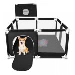 Parc b�b� haute qualit� style minimaliste de chambre avec 50 balles et 4 ventouses - errolves - noir ...