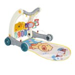 Parc bbs - marchette pour bb 2 en 1 - pratique avec roues - adapt aux enfants de 0  4 ans - gris ...