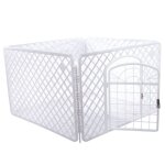 Parc pour chien 90x90x60cm blanc