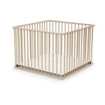 Parc fixe at4 webaby htre brut 100 x 100 - at4 - parc fixe - beige - bb - htre brut - 100 x 100