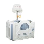 Parc montessori - blanc bleu