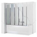 Pare - baignoire rea idea paroi de baignoire chrome 5 x 120 x 140 cm Pare - baignoire rea idea paroi de baignoire chrome 5 x 120 x 140 cm