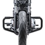 Pare carter craftride mustache ii pare cylindre compatible avec harley davidson softail 18 - 25 noir