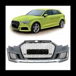 Pare - chocs avant en abs look rs3 pour audi a3 8v 3 porte et sportback phase 2 de 05 / 2016 � 2019