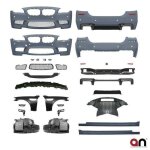 Pare choc avant arriere bas de caisse ailes look m5 pour bmw serie 5 f10 de 2010 a 2017