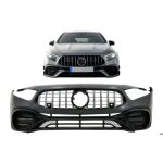 Pare - chocs avant et calandre look a45 amg pour mercedes classe a w177 de 03 / 2018  09 / 2022