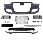 Pare - chocs avant look rs5 pour audi a5 et s5 8t phase 2  partir de 08 / 2011 avec spoiler carbone