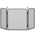 Pare feu cheminée pliable 3 panneaux homcom pare - étincelles cheminée grille de protection cheminée ... Pare feu cheminée pliable 3 panneaux homcom pare - étincelles cheminée grille de protection cheminée ...