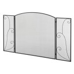 Pare - feu pour cheminée ou poêle - homcom - pare - étincelles 3 volets pliables - dim. 1325l x 765h ... Pare - feu pour cheminée ou poêle - homcom - pare - étincelles 3 volets pliables - dim. 1325l x 765h ...