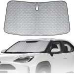 Pare - soleil anti - uv pliant pour pare - brise avant compatible avec toyota yaris cross 2020 - 2025pare ...