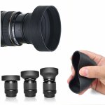 Pare - soleil pliable 3 en 1 en caoutchouc de 82 mm lot de 3 pour appareils photo reflex num�riques nikon ...