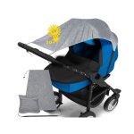 Pare soleil universel pour poussette avec sac de rangement offert - protection anti uv bb confort rglable ...
