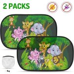 Pare soleil voiture b�b� auto avec protection uvpare - soleil universel auto - adh�sifs pour enfants2 ...