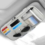 Pare soleil de voiture organisateur auto intérieur en cuir accessoires poche de rangement étui sac pour ... Pare soleil de voiture organisateur auto intérieur en cuir accessoires poche de rangement étui sac pour ...