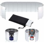 Pare - vent pliable aluminium ultra lger pare - vent rechaud 16 assiettes pare - brise de camping portable ... Pare - vent pliable aluminium ultra lger pare - vent rechaud 16 assiettes pare - brise de camping portable ...