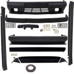 Pare - chocs avant arri�re bas de caisse et becquet look amg pour mercedes classe e w124 berline