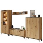 Parii ensemble de meubles de salon vitrine armoire meuble tv �tag�re design contemporain bois naturel ...