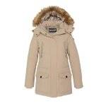 Parka beige femme schott jktcamiliaw