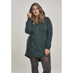 Parka femme grandes tailles - urban classic - sweat - vert bouteille - multisport - confortable