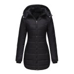 Parka femme vitata hiver ? manteau mi - long imperméable chaud et confortable - noir Parka femme vitata hiver ? manteau mi - long imperméable chaud et confortable - noir