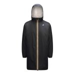 Parka longue noire unisexe k - way le vrai 3. 0 eiffel orsetto