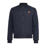 Parka - urban classics - bomber bleu marine - 100% polyester - effet matelassé - mixte Parka - urban classics - bomber bleu marine - 100% polyester - effet matelassé - mixte