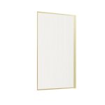 Paroi de douche en verre cannel dor bross dor 80x140 cm