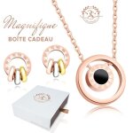 Parure collier et boucles doreilles time baignés dans lor. magnifique boîte à bijoux offerte. marque ... Parure collier et boucles doreilles time baignés dans lor. magnifique boîte à bijoux offerte. marque ...