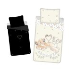 Disney - parure de lit phosphorescente en coton le roi lion - 140 x 200 cm