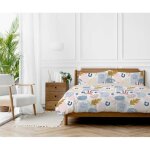 Parure de couette anisa toutes dimensions 100% coton / 57 fils / cm - parure de couette 200 x 200 cm ...