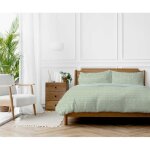 Parure de couette arri toutes dimensions 100% coton / 57 fils / cm - arri sauge - parure de couette ...