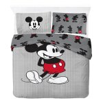 Parure de couette mickey mouse à rayures classique deaux personnes Parure de couette mickey mouse à rayures classique deaux personnes