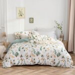 Parure de couette coton mildly - housse de couette 220x240 cm + 2 taie doreiller 65x65 cm - parure de ...