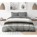 Parure de couette - sawatch - 220x240 cm - microfibre - toucher peau de p�che - facile dentretien