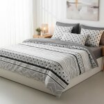 Parure de drap 2 places - umberto ravelli - elegeance modere - 100% microfibres - drap housse 160x200 ...