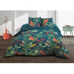 Parure lit 2 pers 160x200 pur coton 57 fils / cm� acapulco - drap - housse 160x200 bonnet 25 + drap plat ...