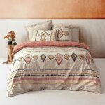 Parure de lit - 1 housse de couette 220 x 240 cm + 2 taies doreiller 60 x 60 cm - 100% coton renforcé ... Parure de lit - 1 housse de couette 220 x 240 cm + 2 taies doreiller 60 x 60 cm - 100% coton renforcé ...