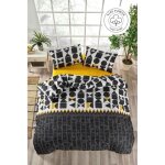 Parure de lit - 1 housse de couette 220 x 240 cm + 2 taies doreiller 60 x 60 cm - 100% coton renforc ...