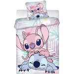 Parure de lit 2 pices avec housse de couette imprime 3d stitch lilo & stitch (140 x 200 cm) et 1 taie ...